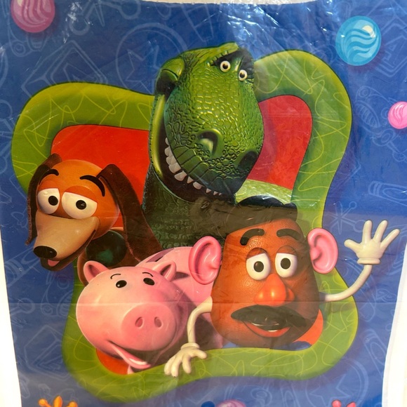Disney Pixar Toy Story 2 Plastic Loot Bags Treat Sacks Potato Head Dinosaur Dog - Picture 2 of 8